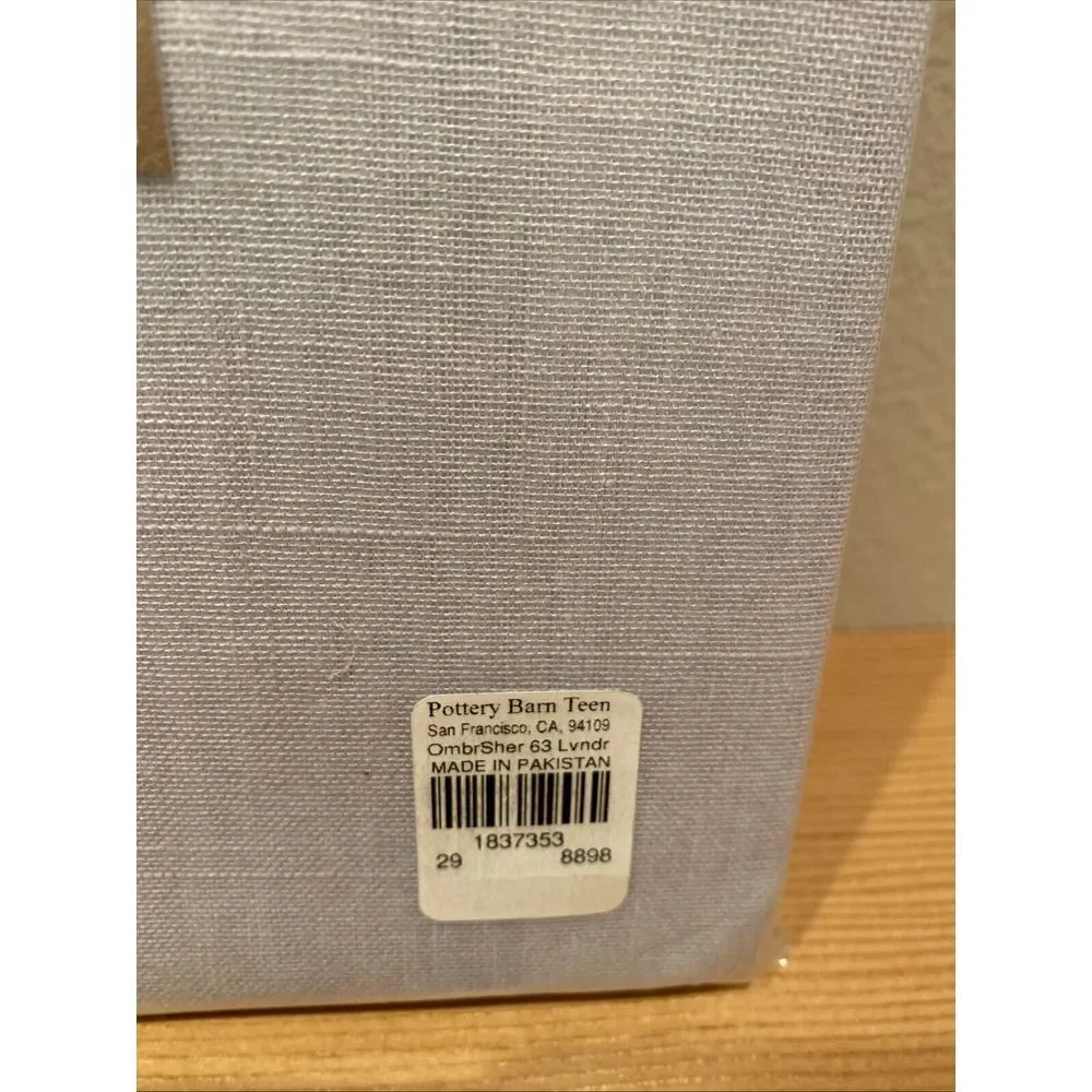 Pottery Barn Teen Ombre Sheer Curtain 44